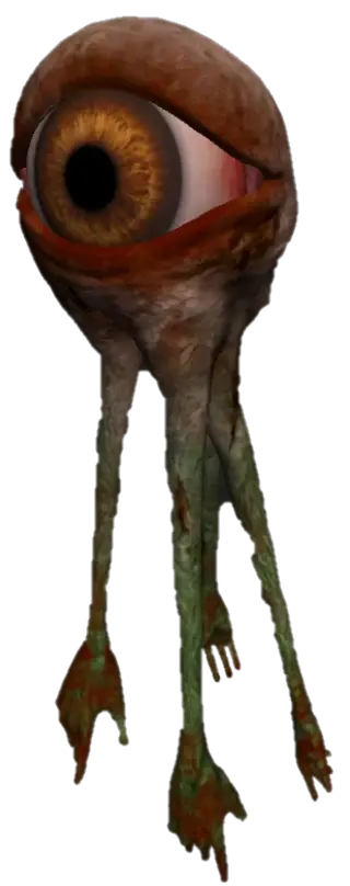 Current Neighborhood Watch entity model with a giant eye and four legs
