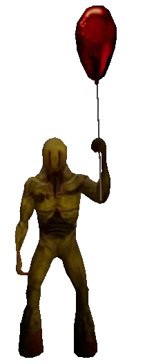 Current yellow Partygoer entity model holding a balloon