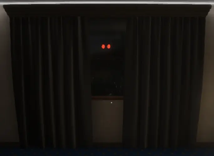 Current Window Entity model behind the glass