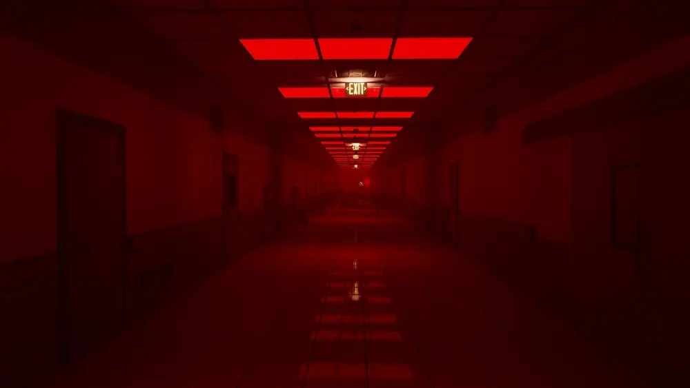 Escape the Backrooms: Level ! - Red Hallway Chase