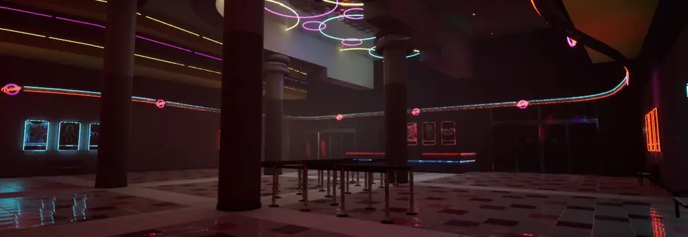Level 3999 - The Neon Arcade Hub in Escape the Backrooms