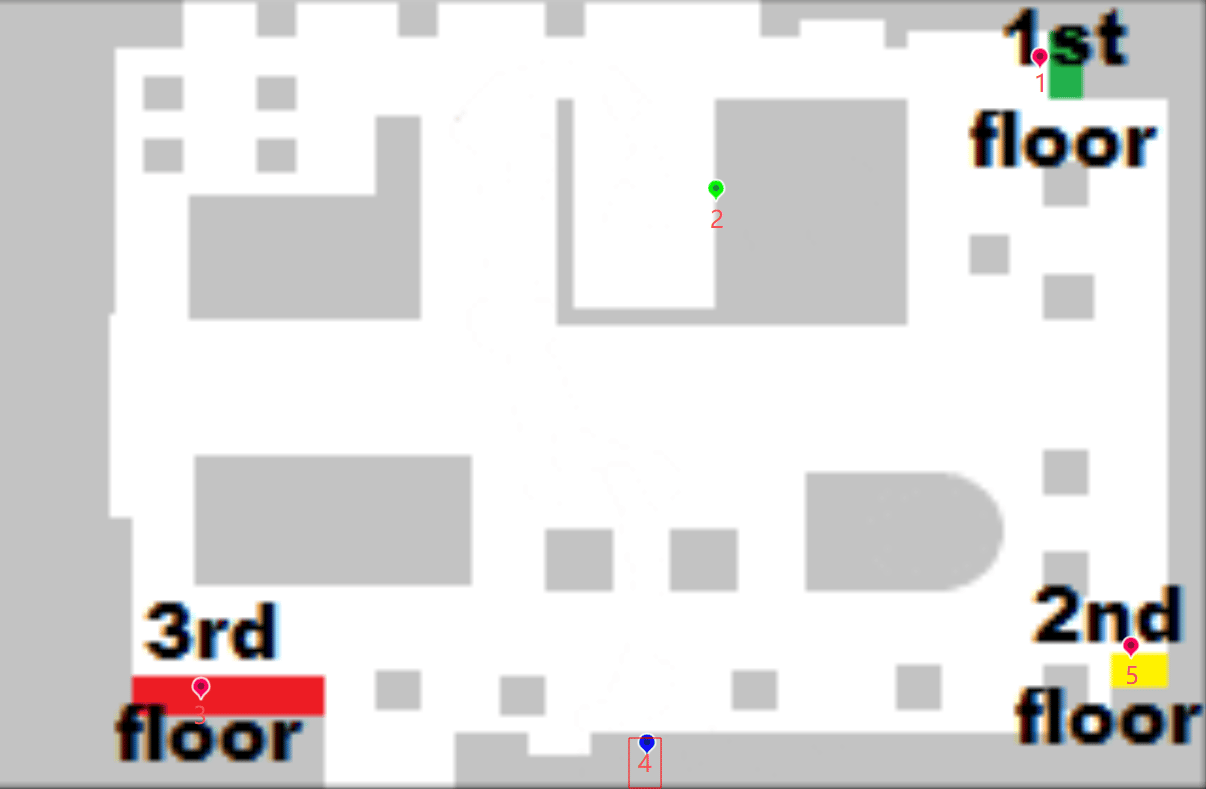 Level 1 Floor 3 Map