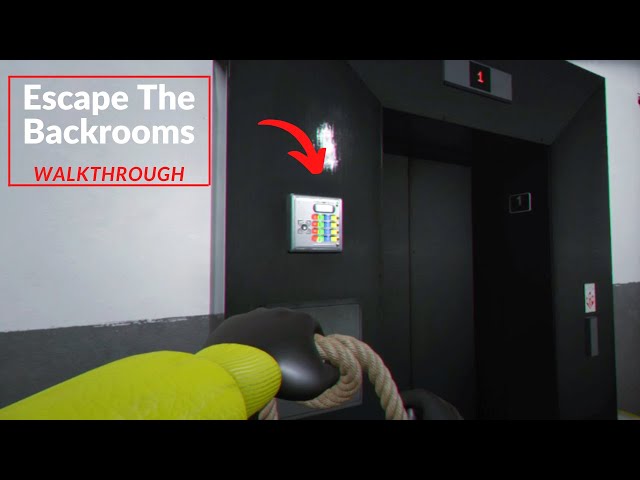 Escape the Backrooms: Level 1 - The Elevator Code & Almond Water Trick